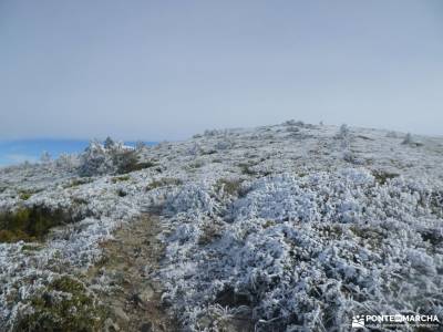 Peña Citores desde Puente de la Cantina, Camino Viejo de El Paular;mont rebei sierra de guadarrama p
